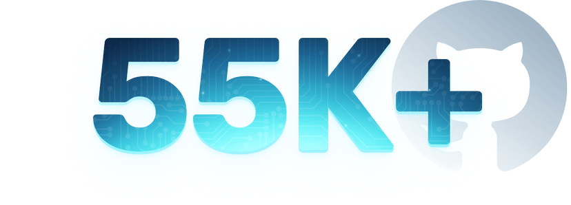 55K+ Stars on Github