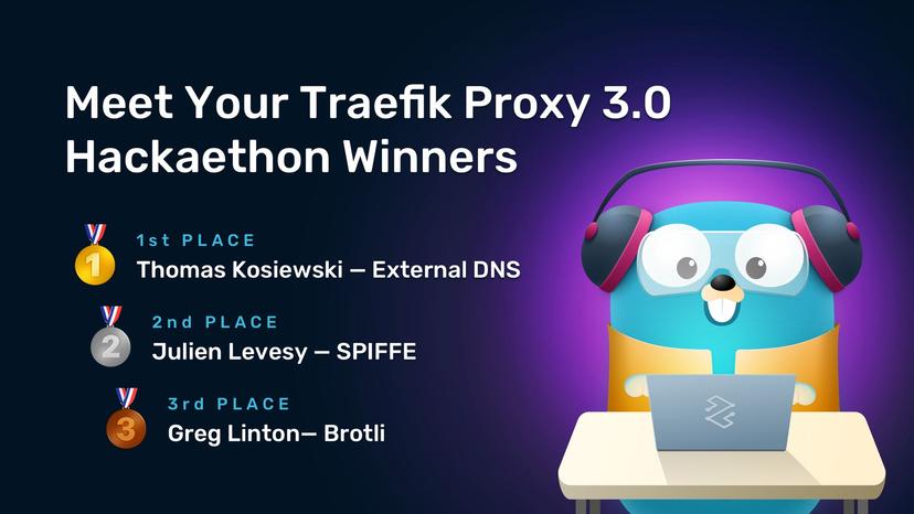 Kicking Off Traefik Proxy 3.0 With Style — Meet Your Hackaethon Winners