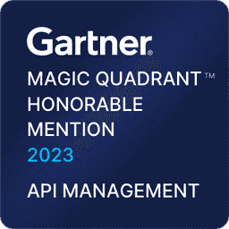 Gartner magic quadrant honorable mention 2023 api management