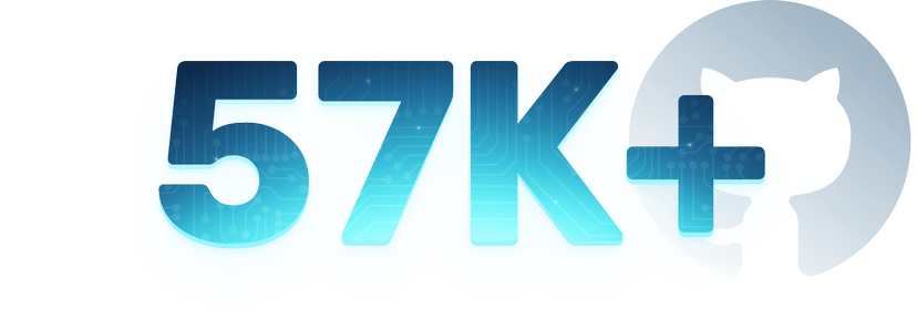 55K+ Stars on Github