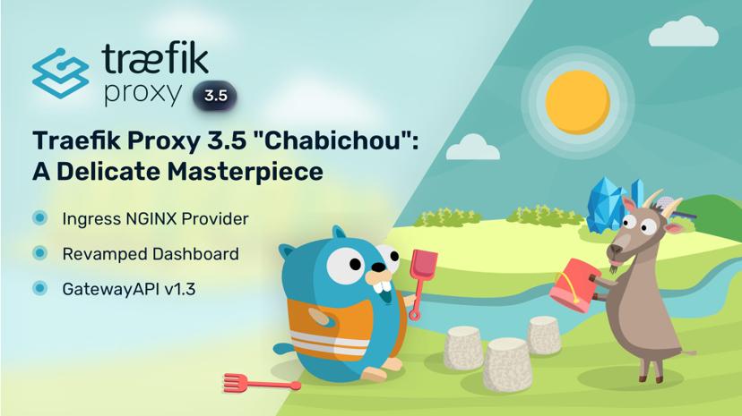 Traefik Proxy 3.5 "Chabichou": A Delicate Masterpiece