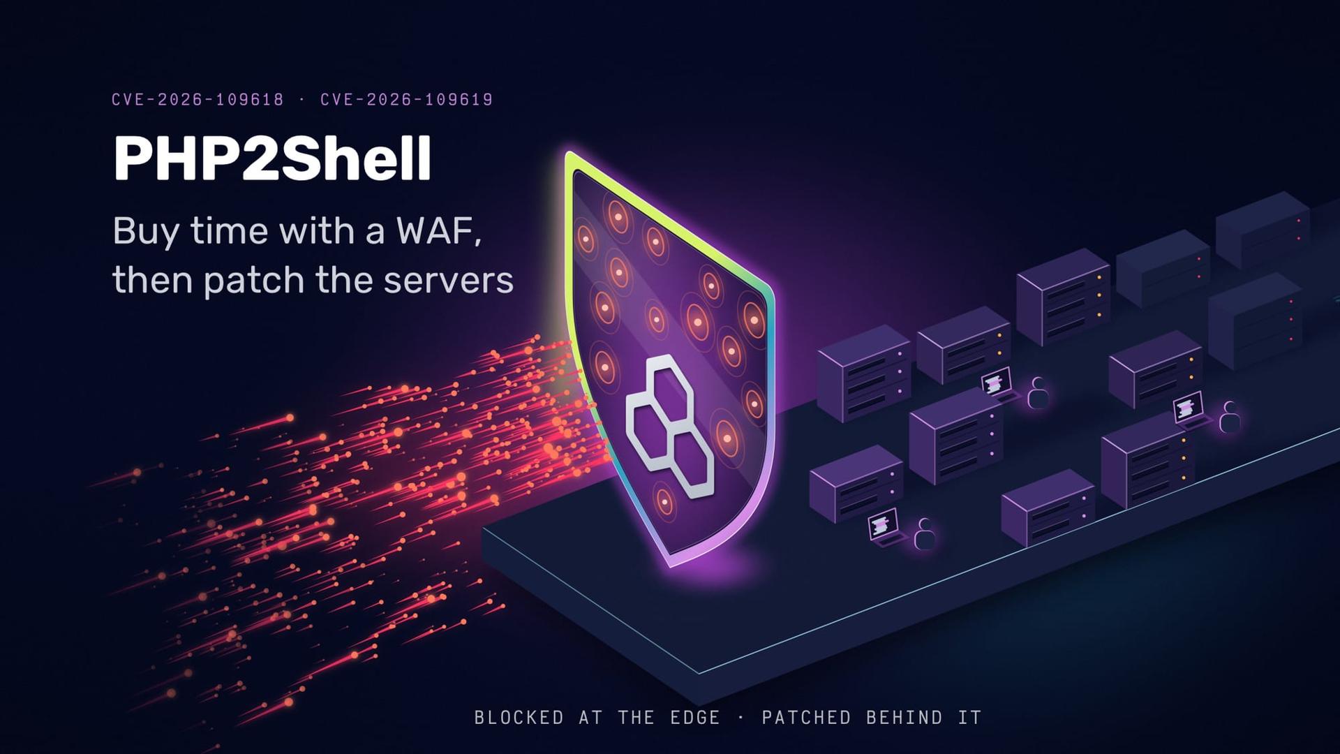 PHP2Shell: buy time with a WAF, then patch the servers