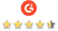 G2 Reviews Score 4.5 Stars