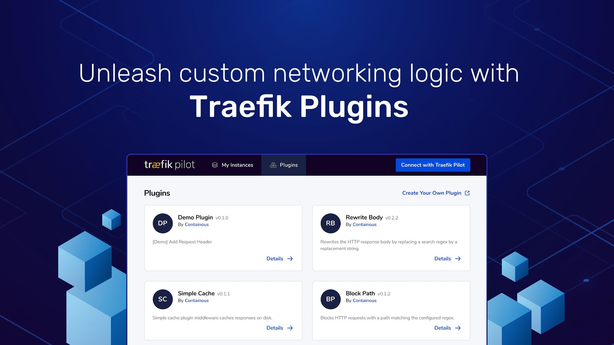 Unleash custom networking logic with Traefik Plugins