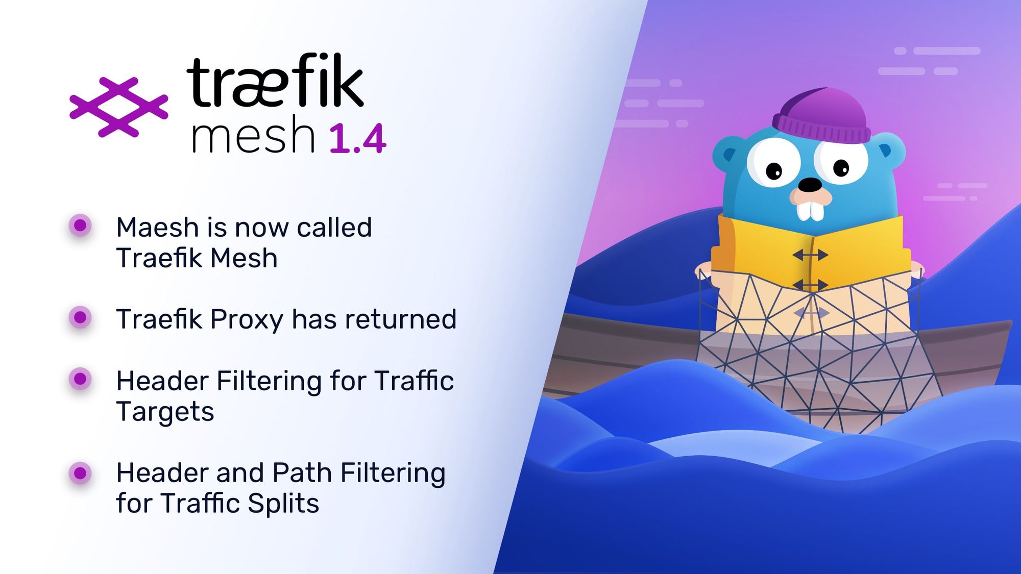 Announcing Traefik Mesh 1.4 - New Name, New Features