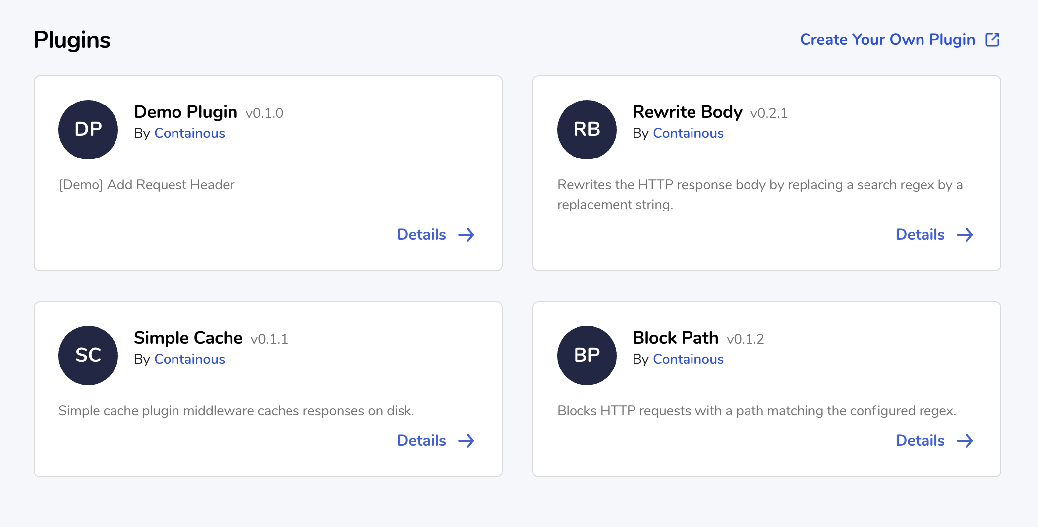 Traefik Pilot Plugins Marketplace