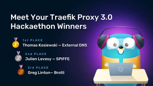 Kicking Off Traefik Proxy 3.0 With Style — Meet Your Hackaethon Winners