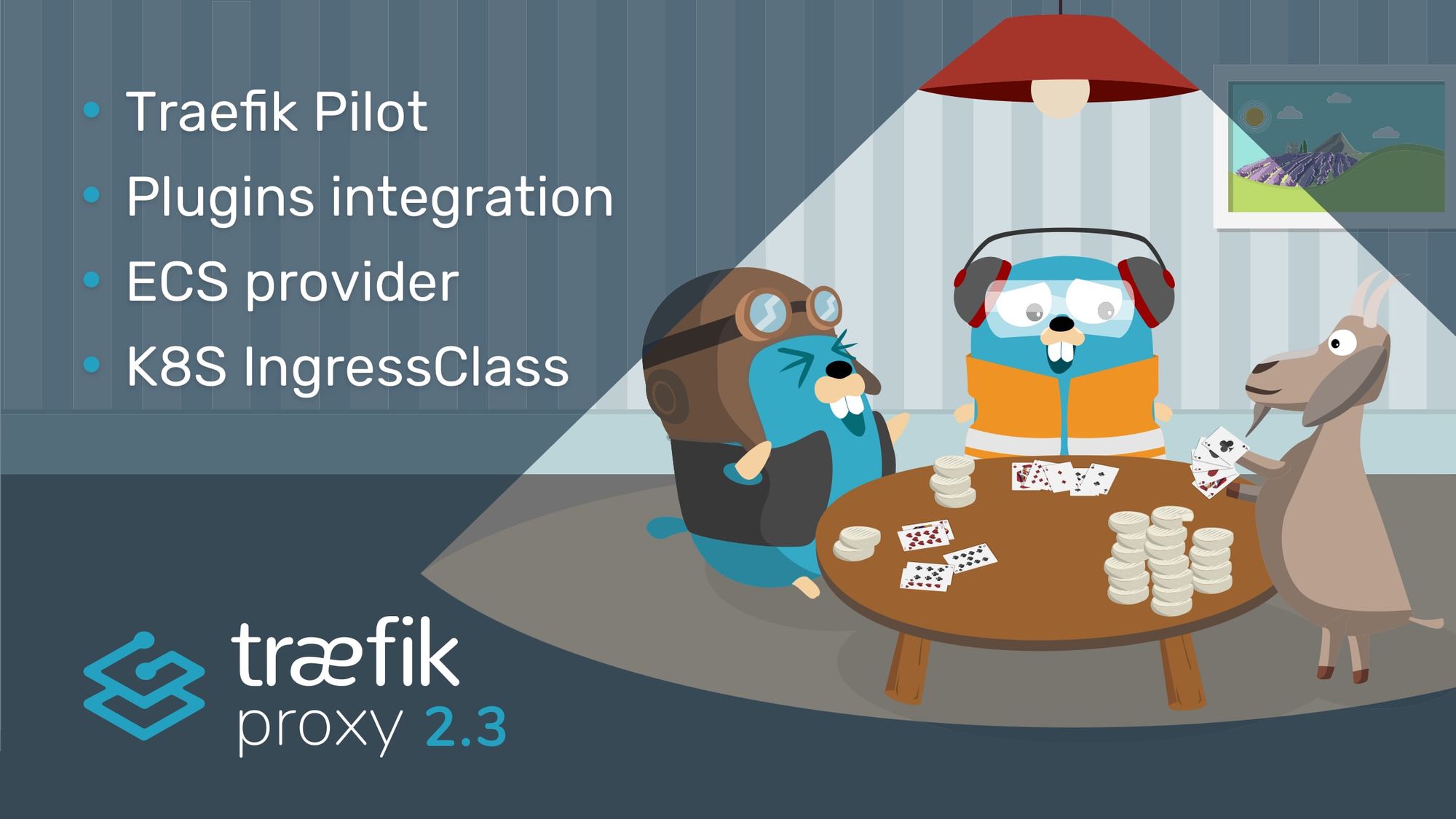 Traefik 2.3 features integration with Traefik Pilot, Middleware Plugins, ECS provider, and support for K8S IngressClass